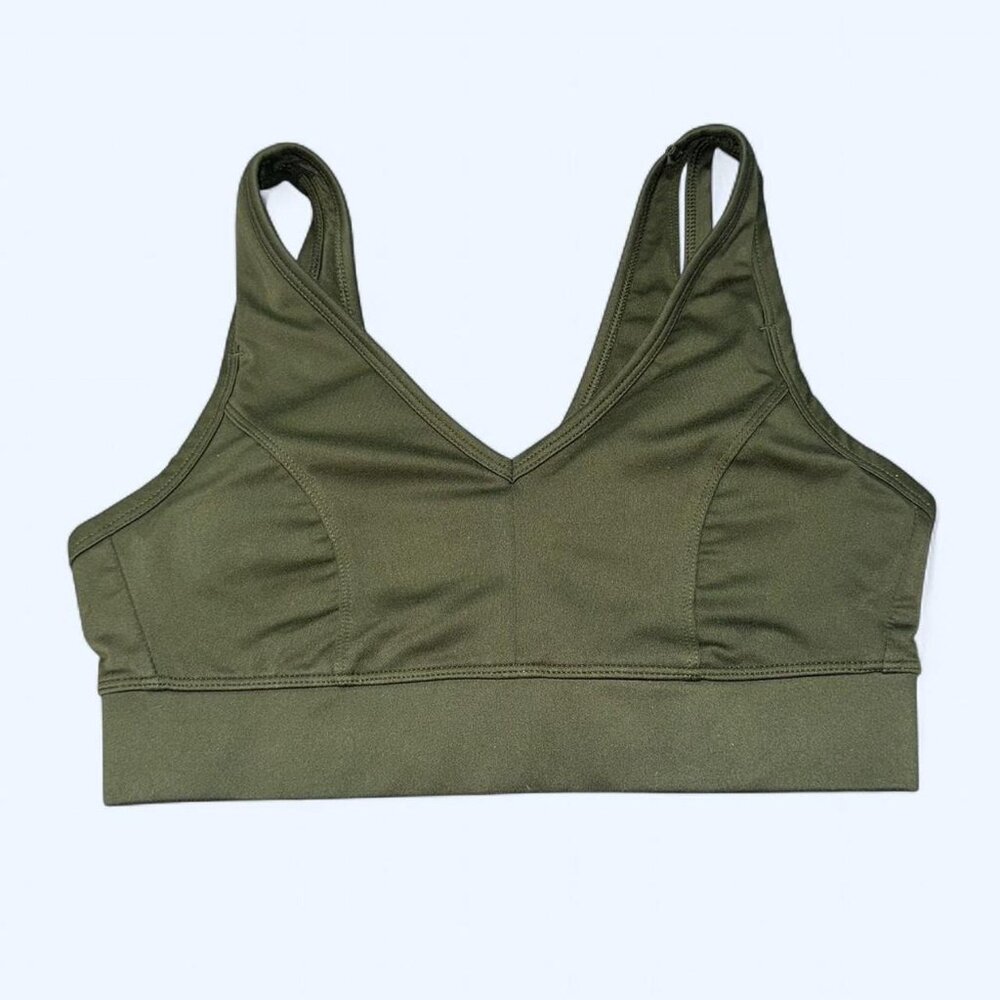 All In Motion Olive Green Sports Bra